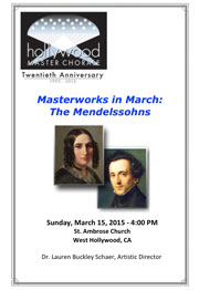 The Mendelssohns - Mar. 15, 2015